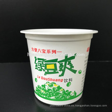 Taza plástica disponible para llevar blanca del helado 10oz / 315ml de los PP de la categoría alimenticia del precio de fábrica
